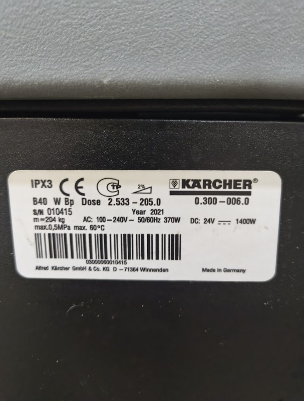 Szorowarka Karcher B 40 W - obrazek 8