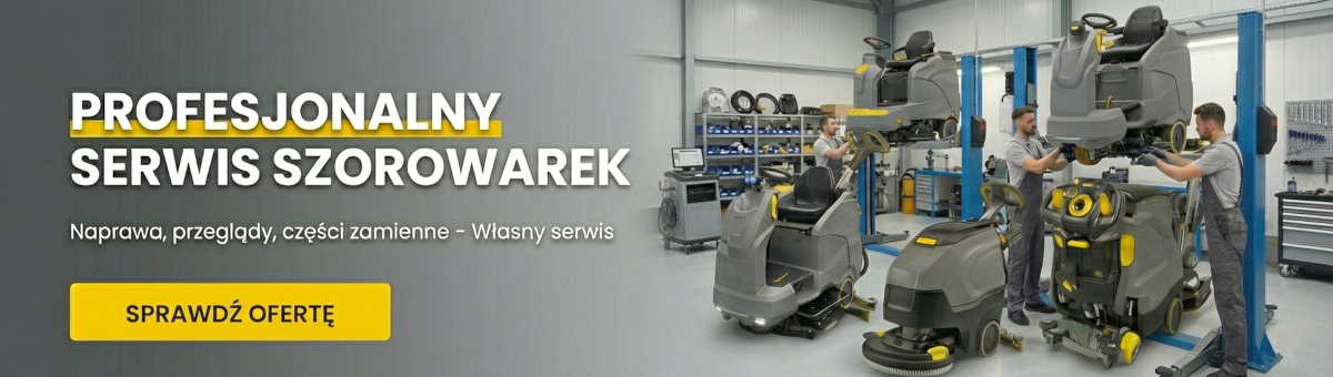 Serwis szorowarek samojezdnych z siedziskiem oraz prowadzonych ręcznie Serwis szorowarek samojezdnych z siedziskiem oraz prowadzonych ręcznie